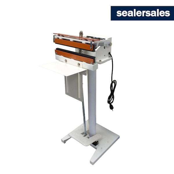 18 W-Series Direct Heat Foot Sealer W/ 15mm Meshed Seal Width - PTFE Coated